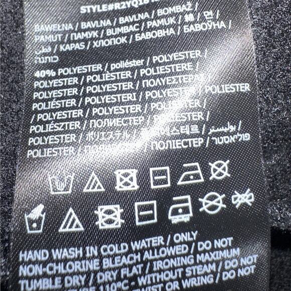 Guess Logo Pullover Sweatshirt Women’s L / All-Over Print Black - Picture 7 of 7